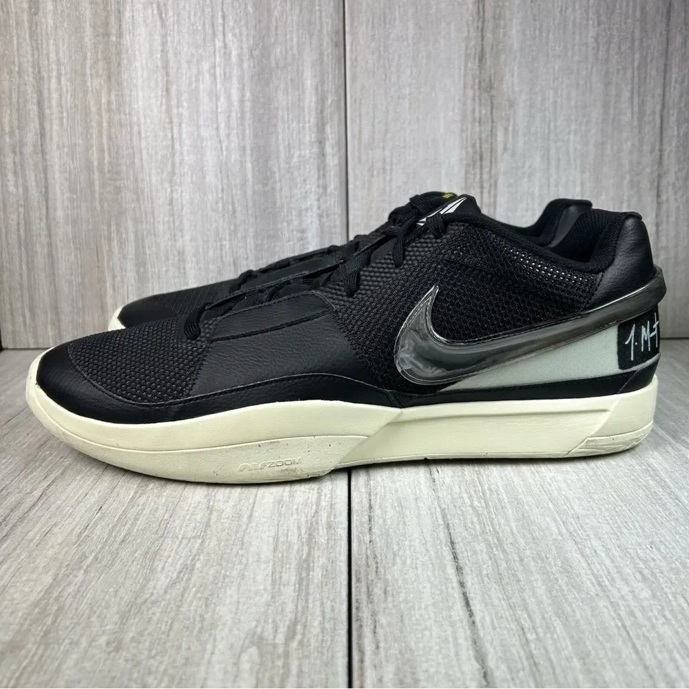Nike Ja 1 Black Cream Athletic Basketball Sneaker Shoes dr8785-002 Men’s Size 17